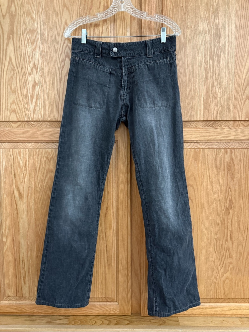 Vintage Energie Sixty Front Pocket Gray Wash Jeans